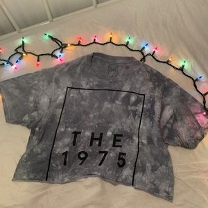 The 1975 Graphic Cropped Band Tee
